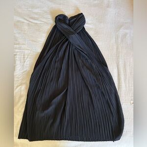 ALC Pleated Criss Cross Sleeveless Blouse